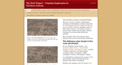 Desktop Screenshot of northern-arizona-uranium-project.com