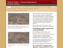 Tablet Screenshot of northern-arizona-uranium-project.com
